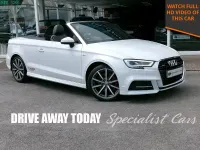Used Audi A3 Cabriolet S-Line 184 HP (135 kW) 2017 White Cabriolet