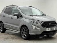 Used Ford Ecosport ST-Line 125 HP (91 kW) 2021 Silver SUV