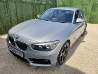 Używany BMW 118 Sport Line 134 KM (98 kW) 2018 Srebrny Hatchback