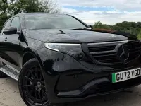 Used Mercedes EQC400 AMG line 300 kW (408 HP) 2022 Black SUV