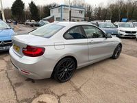 Used BMW 218 Sport Line 150 HP (110 kW) 2017 Silver Coupe