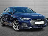 Used Audi A3 Black Edition 150 HP (110 kW) 2025 Blue Hatchback