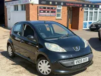 Used Peugeot 107 68 HP (50 kW) 2008 Black Hatchback