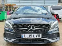 Used Mercedes CLA200 AMG line 156 HP (114 kW) 2019 Black Sedan