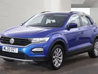 Used VW T-Roc SE 113 HP (83 kW) 2020 Blue SUV