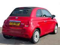 Used Fiat 500C Lounge 70 HP (51 kW) 2021 Red Cabriolet