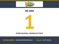 Used Vauxhall Insignia SRi 2018 Red Hatchback
