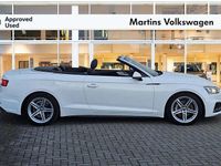 Used Audi A5 Cabriolet S-Line 214 HP (157 kW) 2017 White Cabriolet