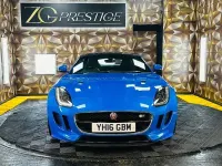 Used Jaguar F-Type S 381 HP (280 kW) 2016 Blue Coupe