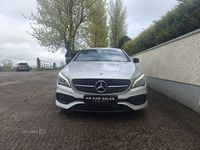 Usado Mercedes CLA220 AMG line 2018 Prateado Sedan