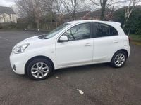 Used Nissan Micra Acenta 2015 White Hatchback