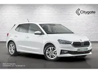 Used Skoda Fabia SE L 85 HP (62 kW) 2025 Moon white metallic Hatchback