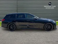 Used Mercedes C300e AMG line 2023 Black Estate