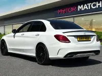 Used Mercedes C250 AMG line 2017 White Sedan