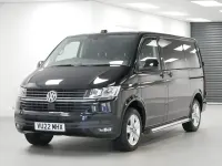 Used VW T6.1 Highline 150 HP (110 kW) 2022 Black Van