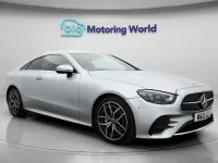 Used Mercedes E220 AMG line 194 HP (142 kW) 2021 Silver Coupe