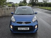 Used Kia Picanto 85 HP (62 kW) 2016 Blue Hatchback