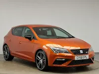 Używany Seat Leon CUPRA 300 KM (220 kW) 2018 Pomarańczowy Hatchback