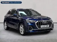 Used Audi Q3 S-Line 150 HP (110 kW) 2022 Blue SUV