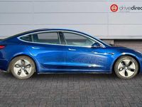 Used Tesla Model 3 Long Range AWD 366 kW (498 HP) 2019 Blue Sedan