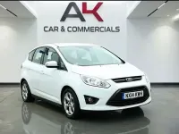 Used Ford C-MAX Zetec 105 HP (77 kW) 2014 White MPV