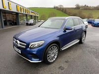 Used Mercedes GLC250 AMG line 204 HP (150 kW) 2017 Blue SUV