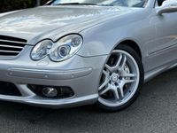 Used Mercedes CLK55 AMG 2004 Silver Cabriolet