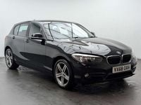 Used BMW 118 Sport Line 136 HP (100 kW) 2018 Black Hatchback