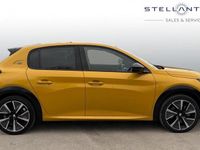Used Peugeot e-208 GT 98 kW (134 HP) 2022 Yellow Hatchback