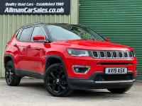 Used Jeep Compass Limited 170 HP (125 kW) 2019 Red/black SUV