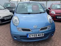 Used Nissan Micra Visia 65 HP (47 kW) 2009 Blue Hatchback