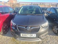 Used Vauxhall Crossland X 81 HP (59 kW) 2017 Grey SUV