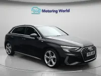Used Audi A3 Sportback S-Line 150 HP (110 kW) 2020 Black Hatchback