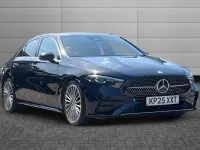 Used Mercedes A200 AMG Line Premium Plus 175 HP (128 kW) 2025 Cosmos black Sedan