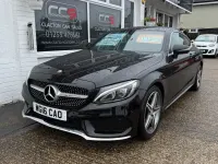Used Mercedes C220 AMG line 2016 Black Coupe