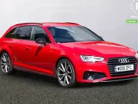 Used Audi A4 Black Edition 190 HP (139 kW) 2019 Red Estate