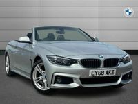 Used BMW 420 M Sport 184 HP (135 kW) 2019 Glacier silver Cabriolet