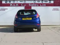 Used Ford Fiesta Zetec 100 HP (73 kW) 2017 Blue Hatchback