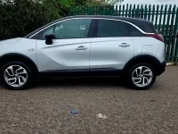 Used Vauxhall Crossland X S 99 HP (72 kW) 2017 Silver SUV