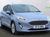 Used Ford Fiesta Titanium 95 HP (69 kW) 2021 Blue Hatchback