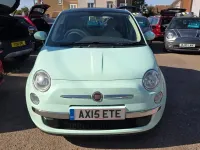 Used Fiat 500 Lounge 69 HP (50 kW) 2015 Green Hatchback