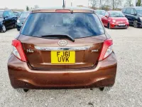 Used Toyota Yaris 69 HP (50 kW) 2012 Brown Hatchback