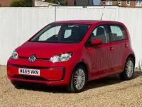 Used VW up! move up! 60 HP (44 kW) 2019 Red Hatchback