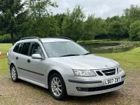 Used Saab 9-3 Linear 2007 Silver Estate
