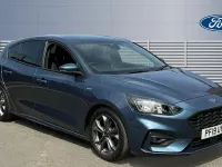 Used Ford Focus ST-Line 125 HP (91 kW) 2019 Blue Hatchback