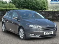 Used Ford Focus Titanium 125 HP (91 kW) 2017 Black Hatchback