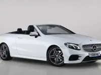 Used Mercedes E220 AMG Line Premium 194 HP (142 kW) 2018 White Cabriolet