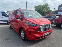 Used Ford Transit Custom Limited 2024 Red Van