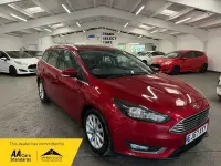 Used Ford Focus Titanium 125 HP (91 kW) 2017 Red Estate