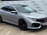 Używany Honda Civic SR 2018 Srebrny Hatchback